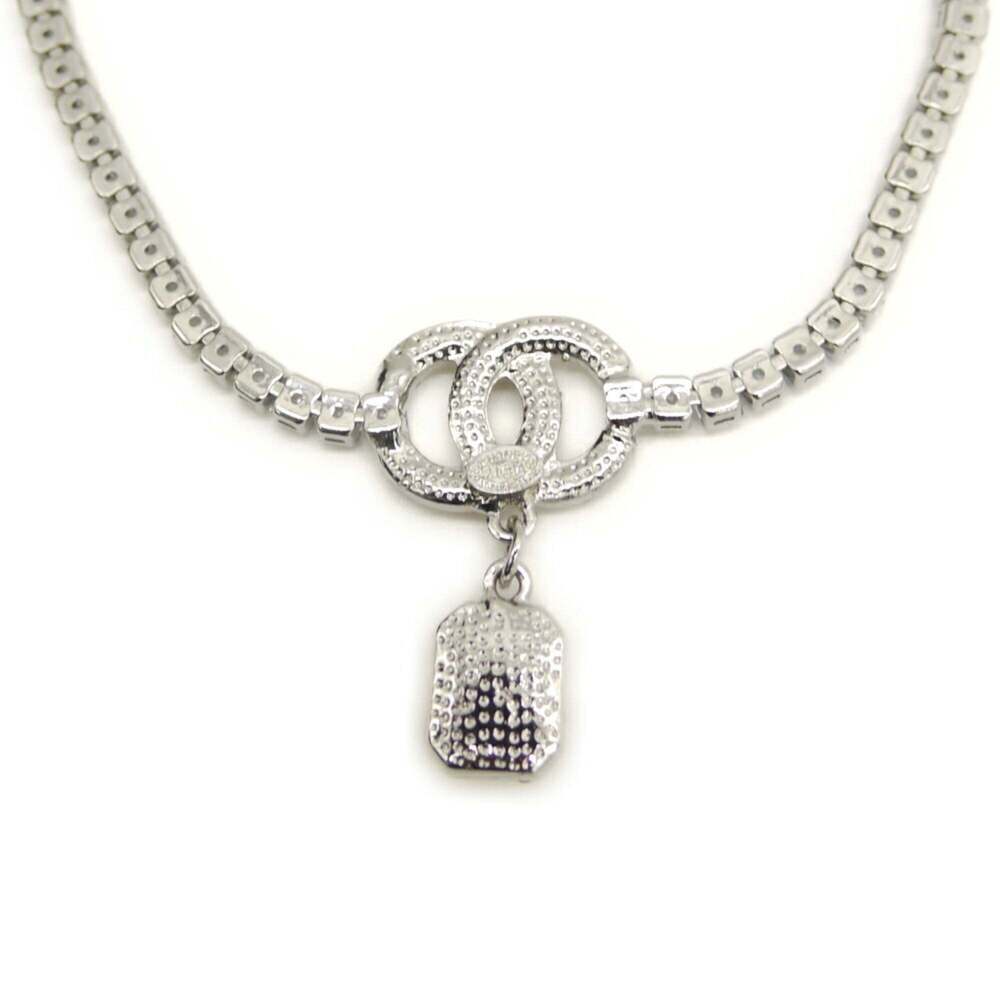 CHANEL Authentic Pink Logo Necklace - Picture 2 of 6